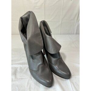 Report Boston Grey Leather Boots Size 8.5 US